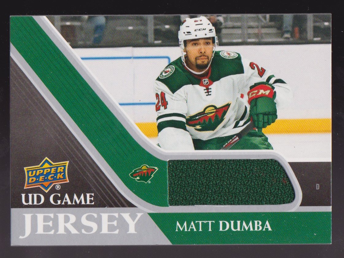 2020-21 Upper Deck Game Jerseys #GJMD Matt Dumba (image for) 2020-21 Upper Deck Game Jerseys #GJMD Matt Dumba